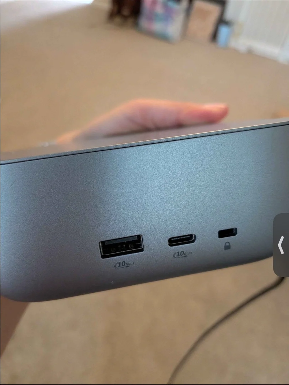 HP Docking Hub in Silver Gray